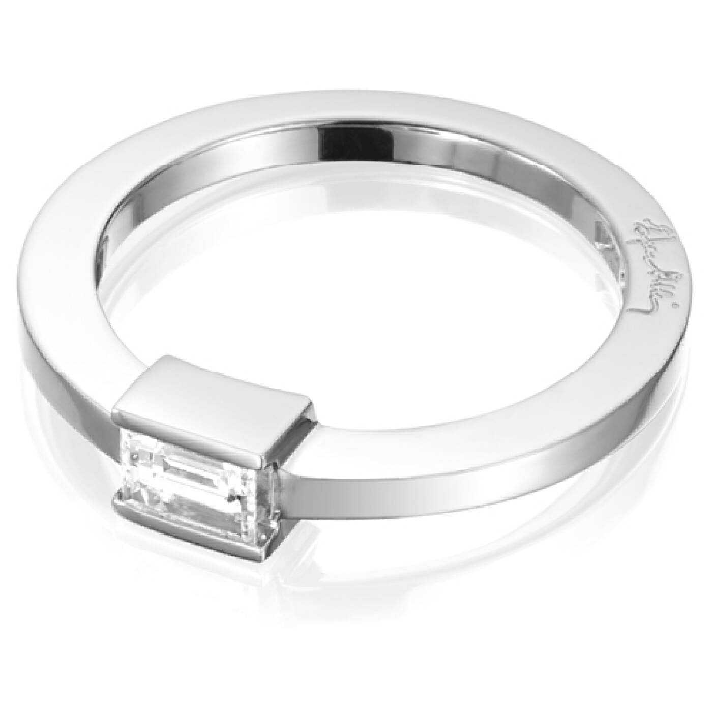Deco Wedding Ring White gold