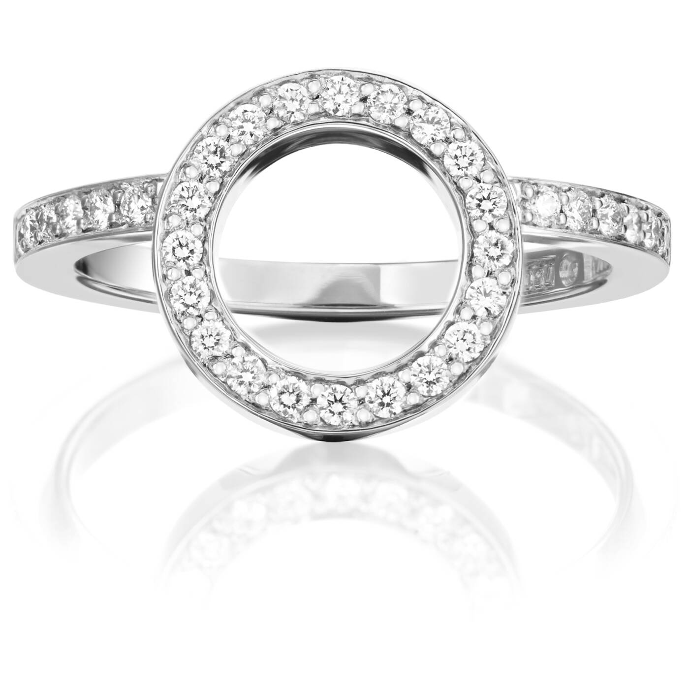 Circle Of Love II Ring White gold