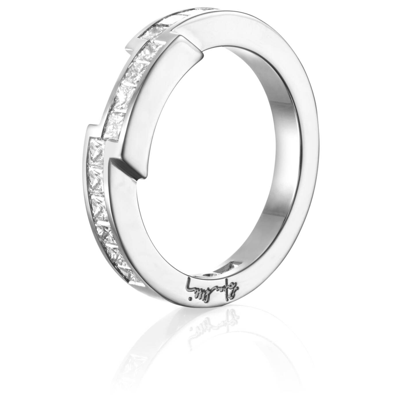 Rock Queen Ring White gold