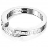 Rock Queen Ring White gold