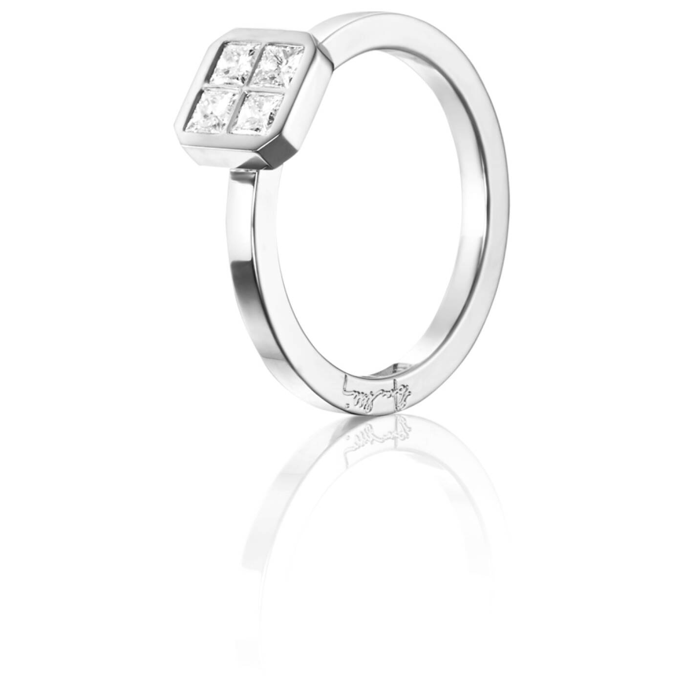 4 Love 0.40 ct Diamonds Ring White gold