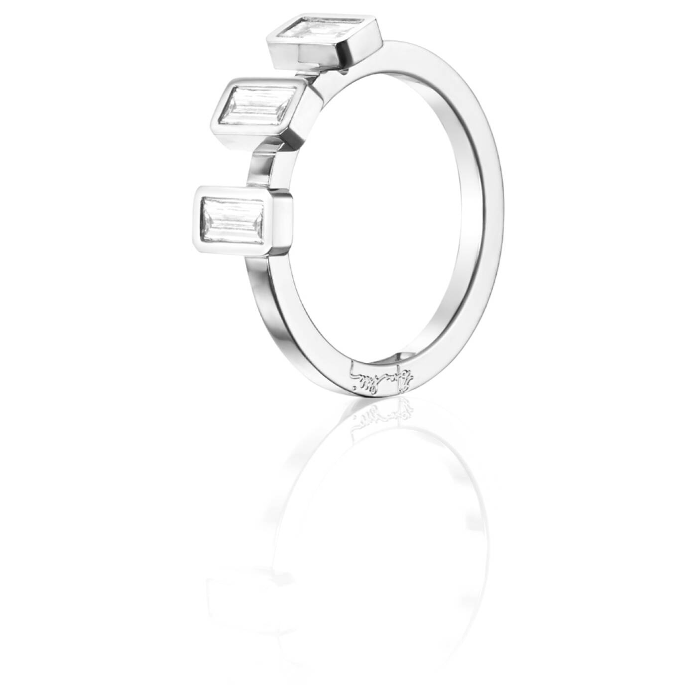 Baguette Wedding 0.60 ct Diamonds Ring White gold