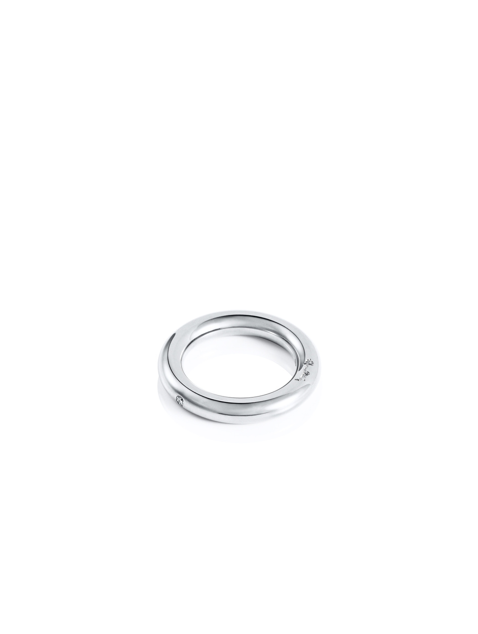 One Love & Stars Ring White gold