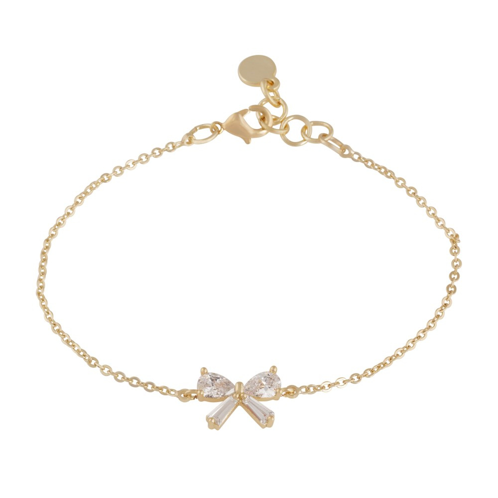 Eira bow chain Bracelet Gold