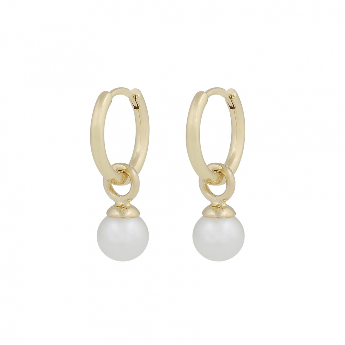 Karan small pendant ring Earrings Gold