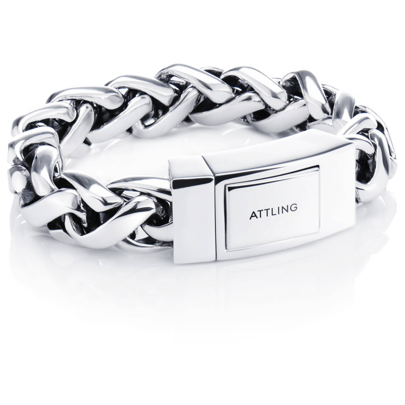 Mojo Wide Brace Bracelets Silver