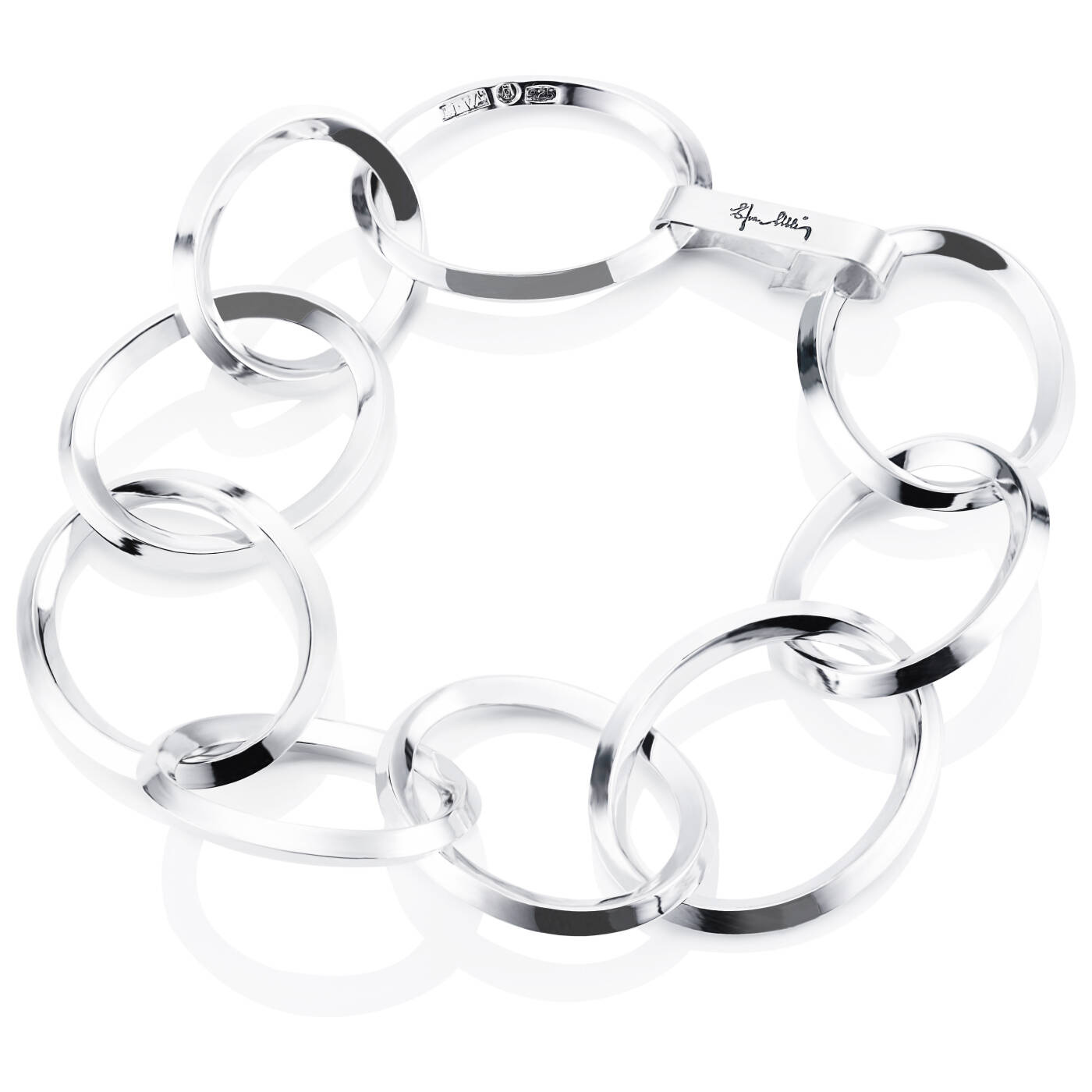 Chain Reaction Bracelets Silver