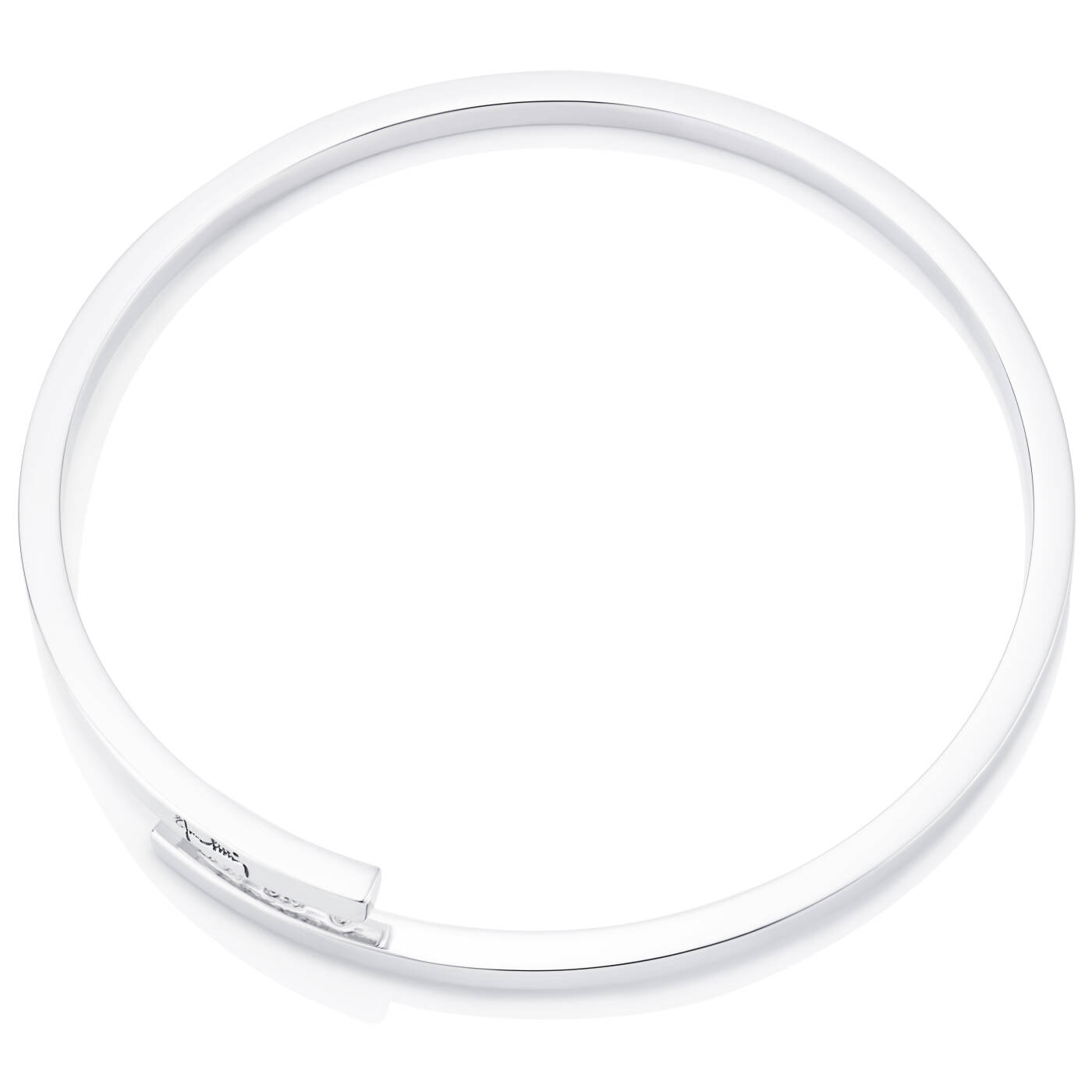 Twist Around Cuff Bracelets Silver