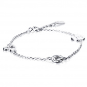 Mini Love Bracelets Silver 17-19 cm