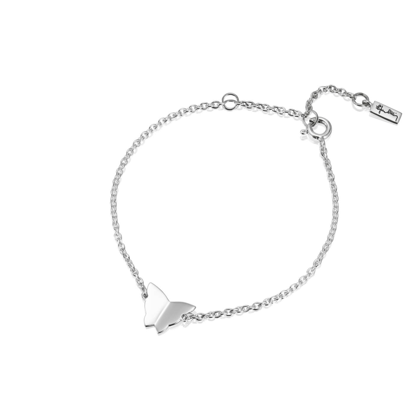 Little Miss Butterfly Bracelets Silver 17-19 cm