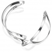 Twisting Cuff Bracelets Silver