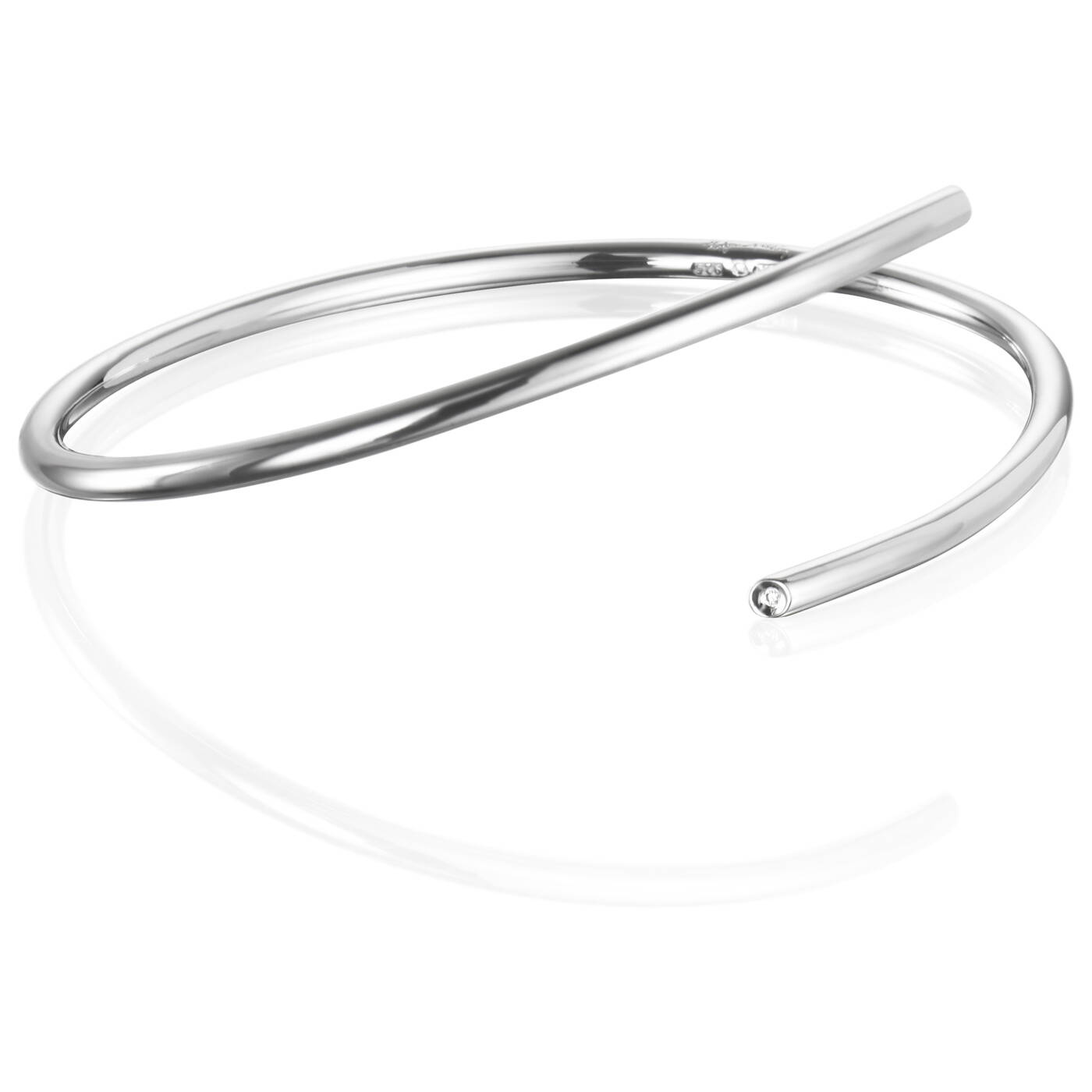 Hug Cuff Bracelets Silver