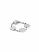 Disc Bracelets Silver