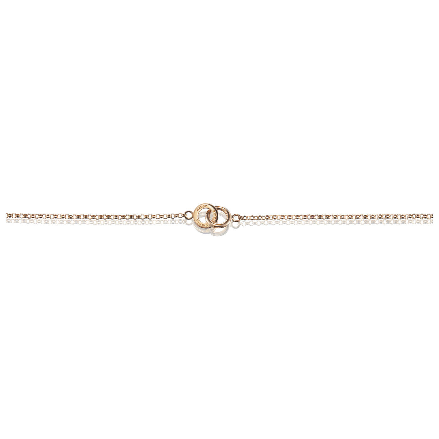 Mini Twosome Bracelets Gold 17-19 cm