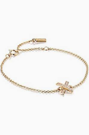 Kisses & Stars Bracelet Gold