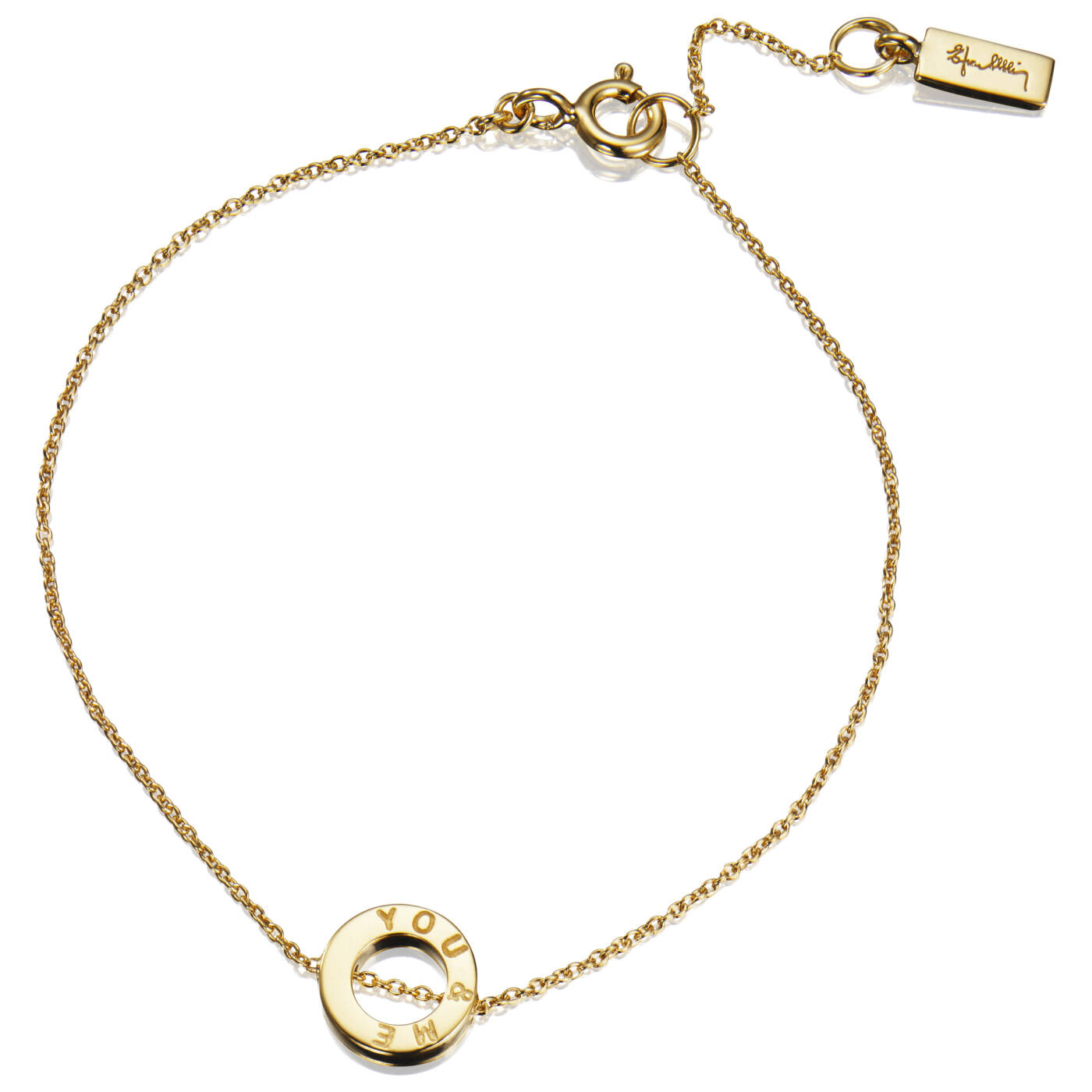 Mini Me You & Me Bracelets Gold 17-19 cm