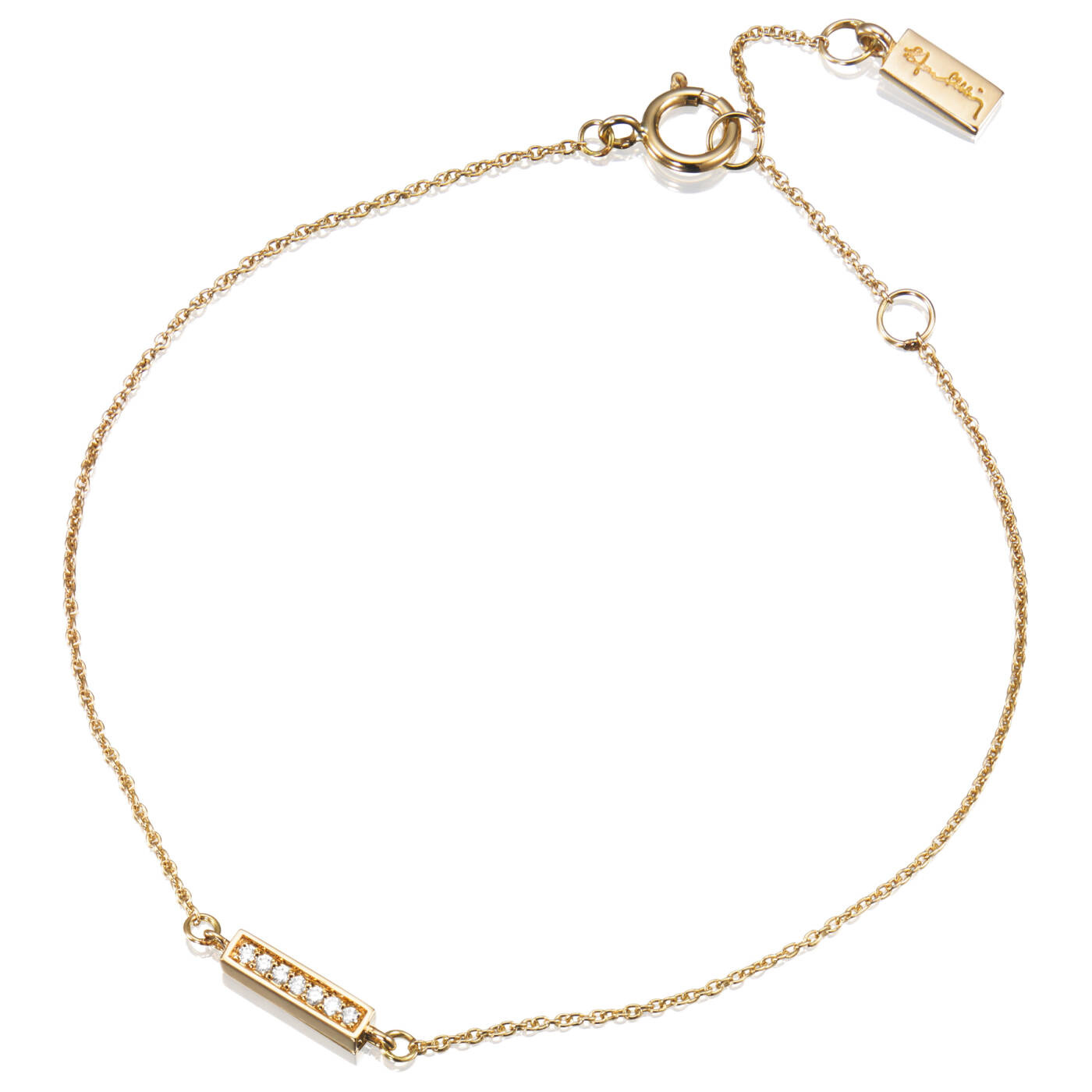 Thin Stars Bracelets Gold 16-19 cm