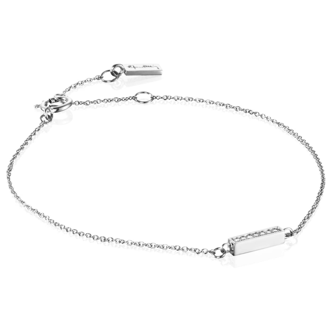 Thin StarsBracelets White goldg 16-19 cm