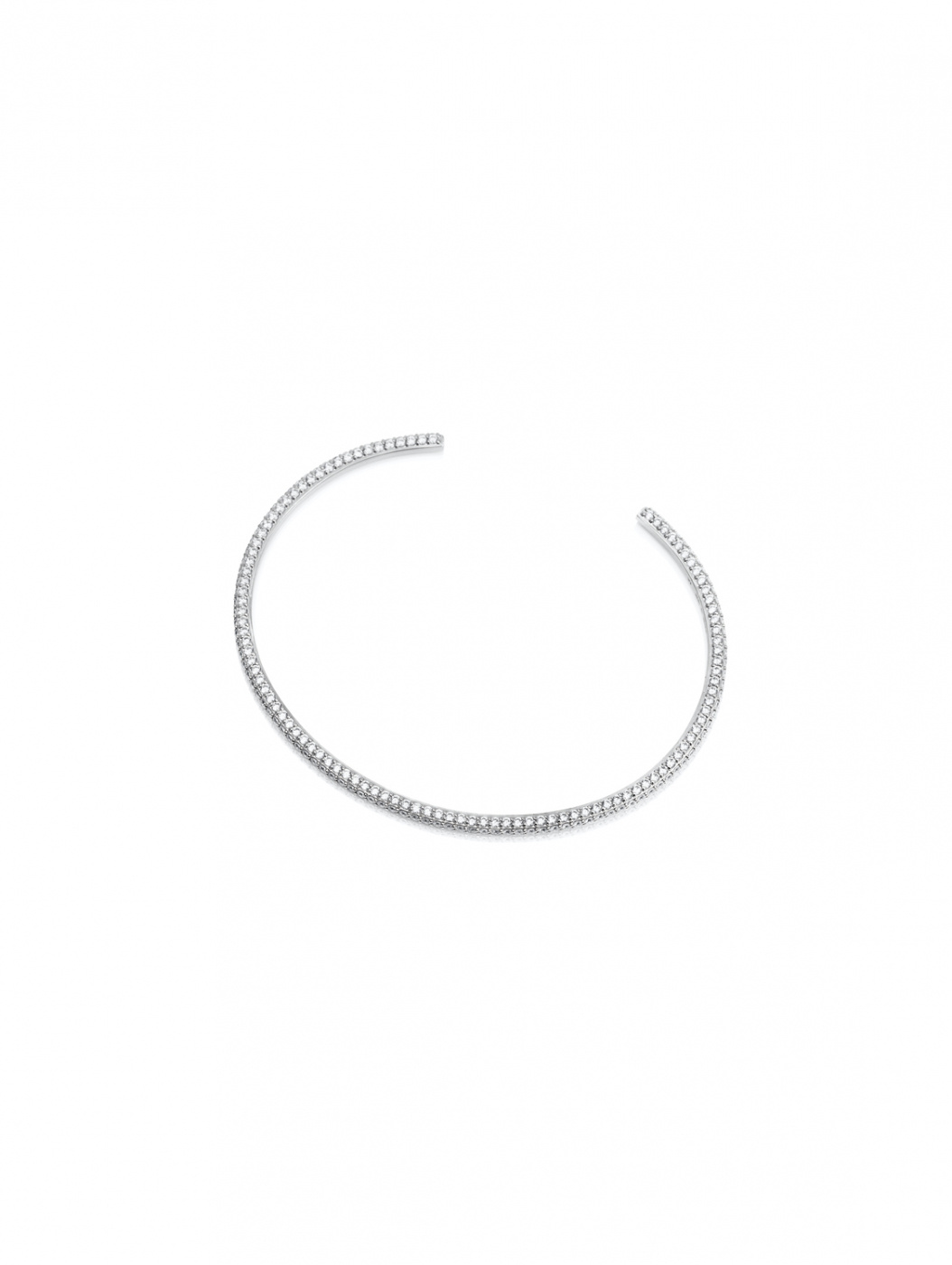 Stars Cuff Deluxe White gold