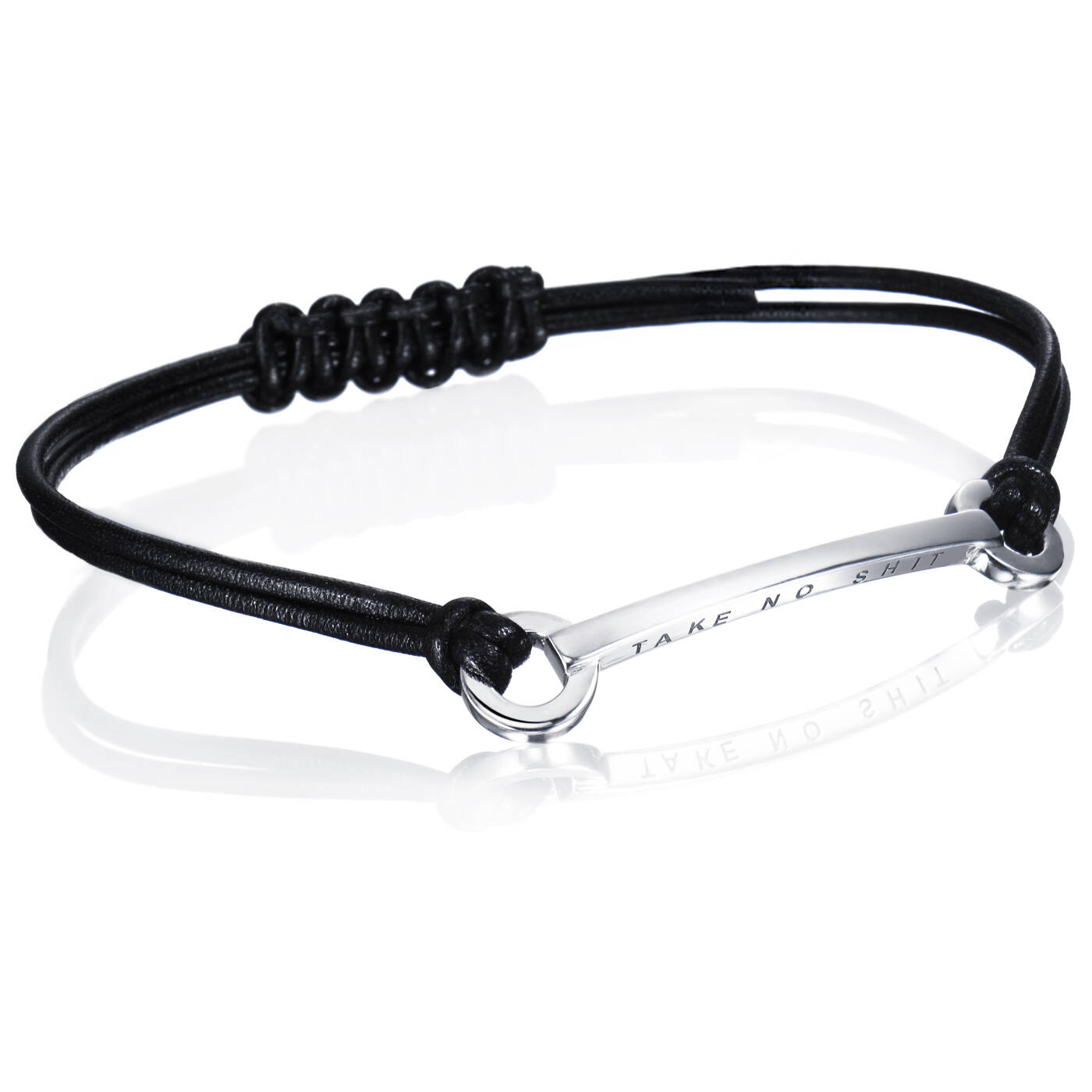 Take No Shit Leather Bracelets