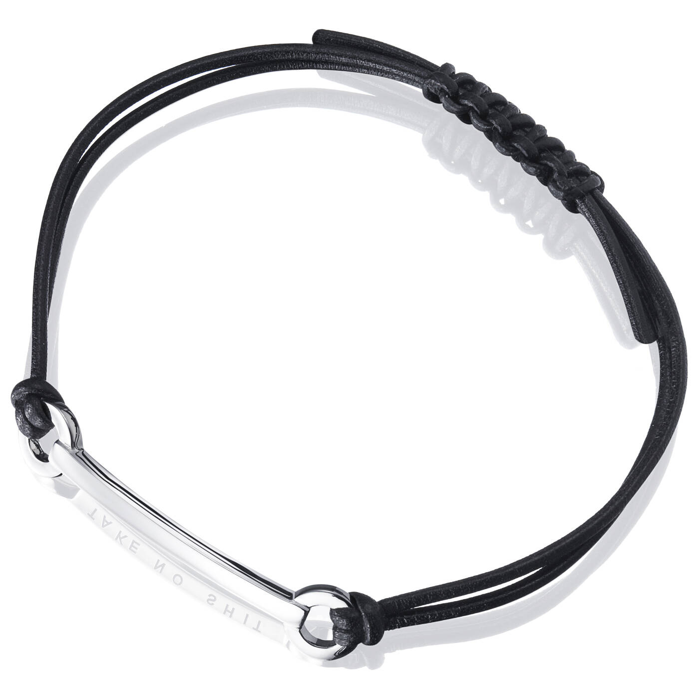 Take No Shit Leather Bracelets