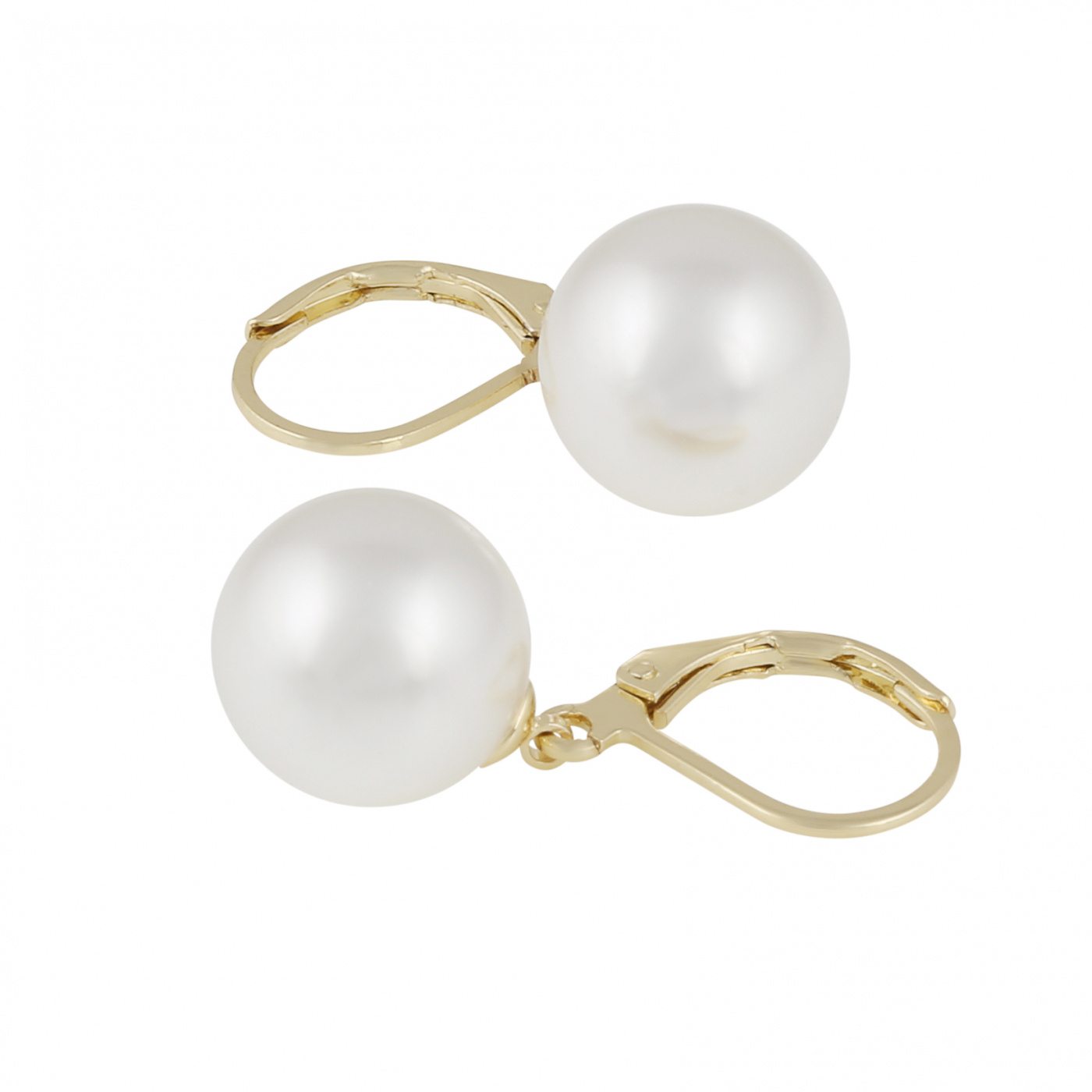 Jackie hook Earrings  12mm Gold