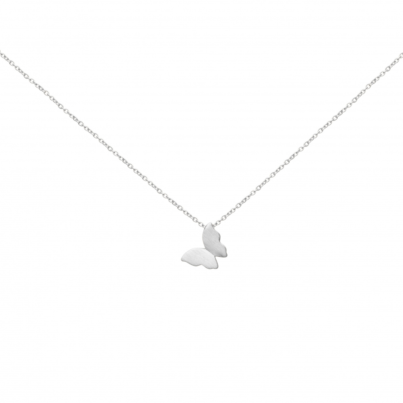 Butterfly Necklaces Silver 40-45 cm