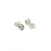 Cubic small Earring Silver