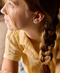 GT Tiffany Edge 5 mm, CZ White gold