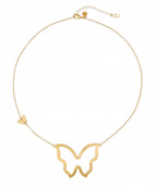 Butterfly big Necklaces Gold 45-50 cm