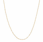 Letters Necklaces Gold 55-60 cm