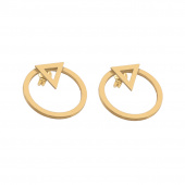 Sign Earring Gold