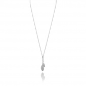 Lingonberry pendant Necklaces Silver 42-47 cm