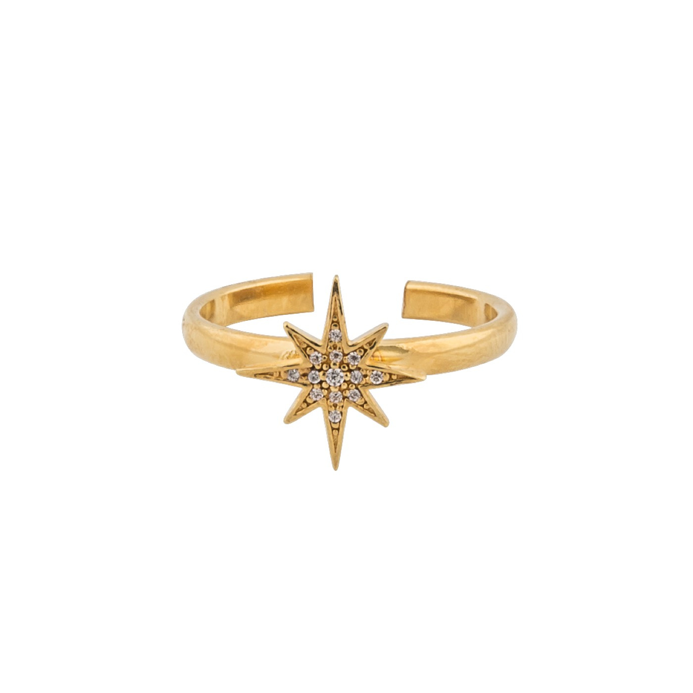 One star ring Gold
