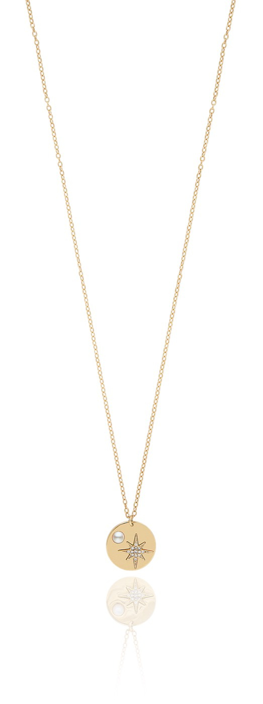 One coin Necklaces Gold 50-60 cm