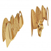 Roof double Earring Gold