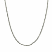 Roof big plain Necklaces Silver 40-45 cm