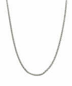 Roof big plain Necklaces Silver 40-45 cm