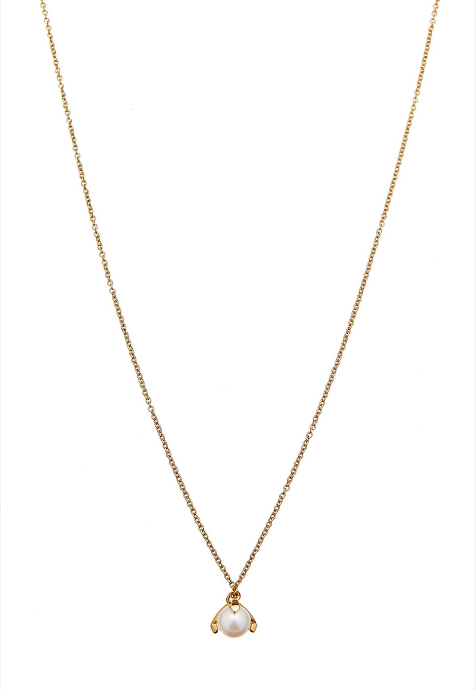 Pearl short Necklaces Gold 42-47 cm