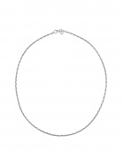 Bear plain Necklaces Silver 50 cm