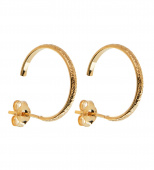 Pearl/Vintage round Earring - Gold