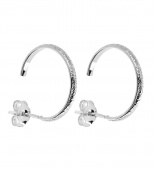 Pearl/Vintage round Earring - Silver