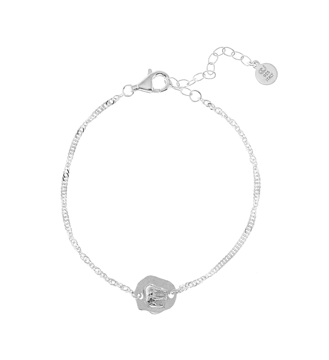Two Elephant brace Bracelets - Silver