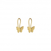 Butterfly short ear Earring (Gold)