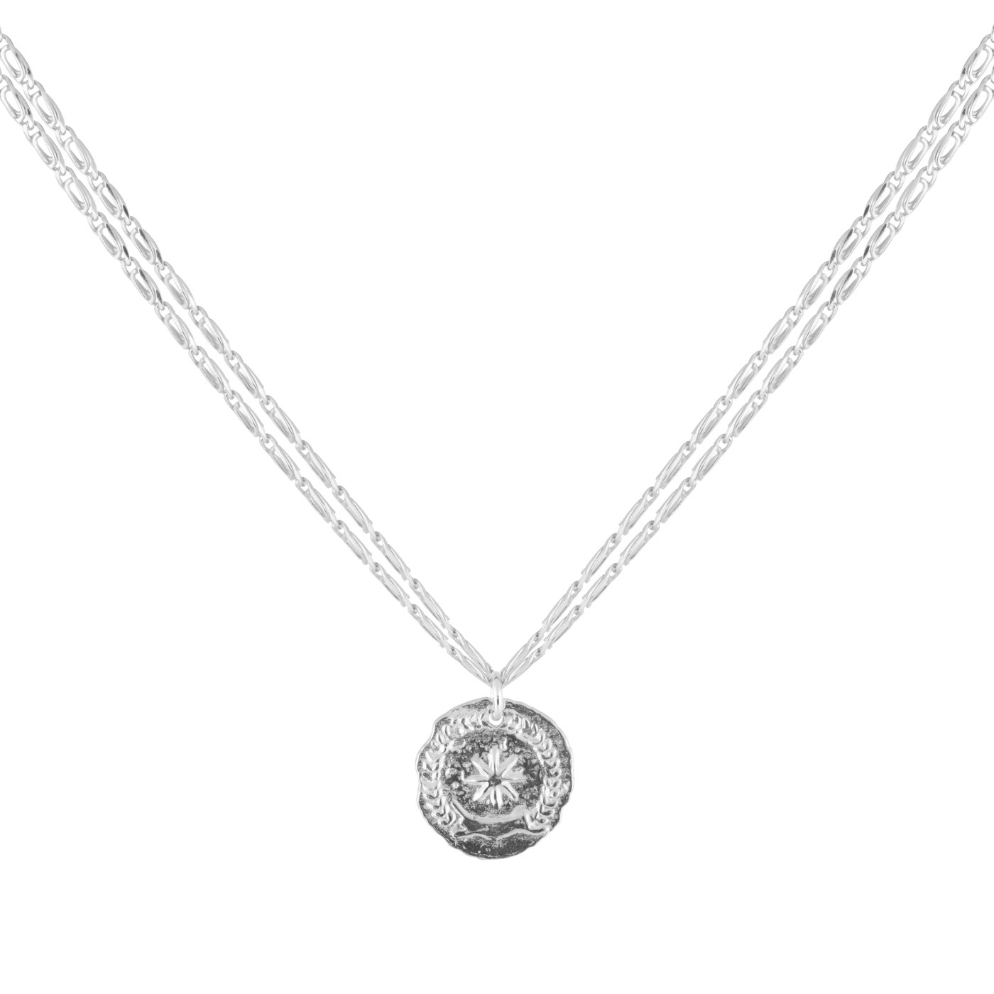 Victory long/short Necklaces 75-85 Silver