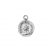 Victory coin pendant Silver