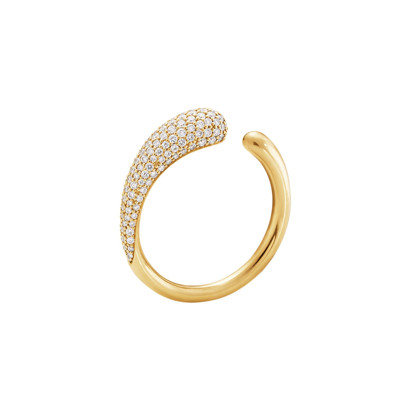 MERCY MINI Ring Diamonds PAVÉ 0.53 CT Gold