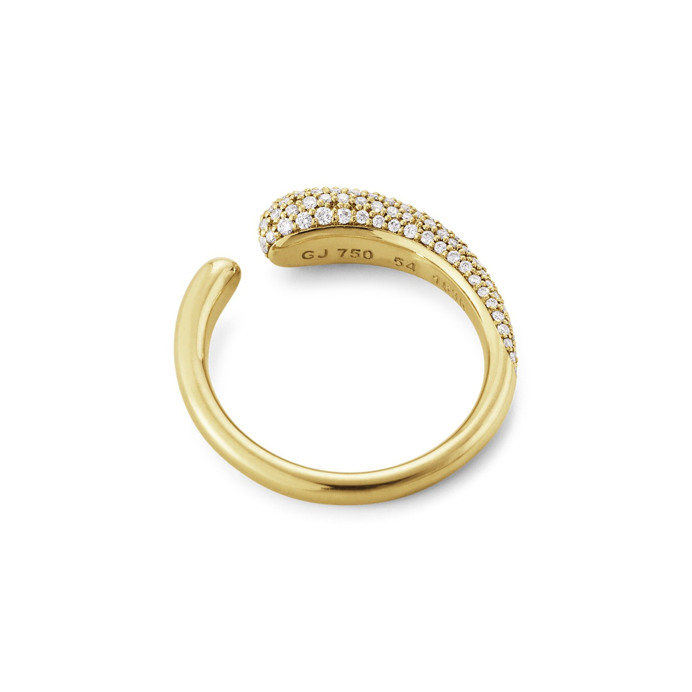 MERCY MINI Ring Diamonds PAVÉ 0.53 CT Gold