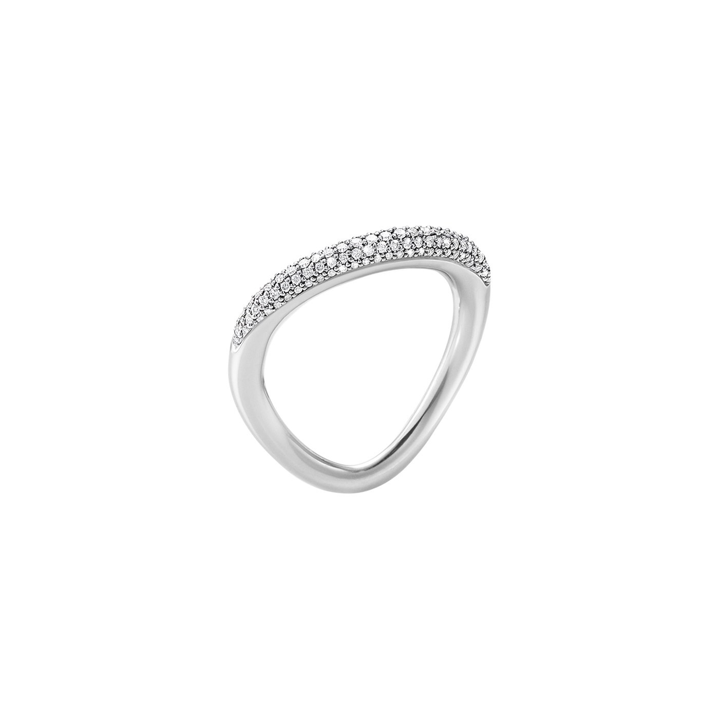 OFFSPRING Ring Diamonds PAVÉ 0.29 ct Silver