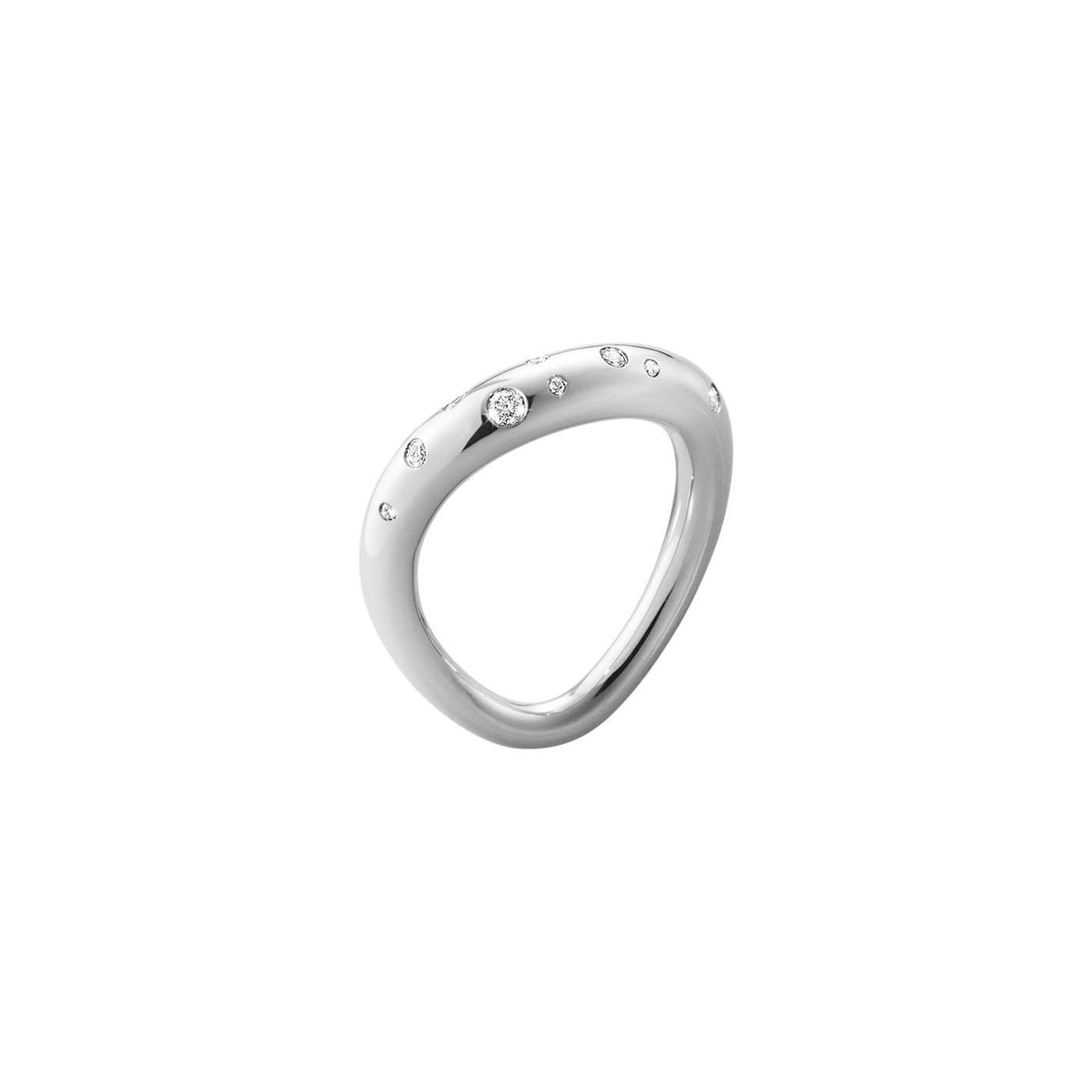 OFFSPRING Ring Diamonds 0.14 ct Silver